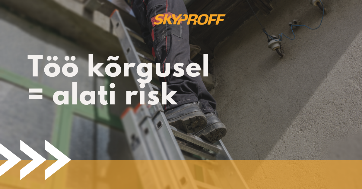 Kui räägitakse töödest kõrgusel, kujutavad paljud ette kõrgeid katuseid, tellinguid või töid kraanade juures. Kuid tegelikkuses toimub suur osa töödest platvorm